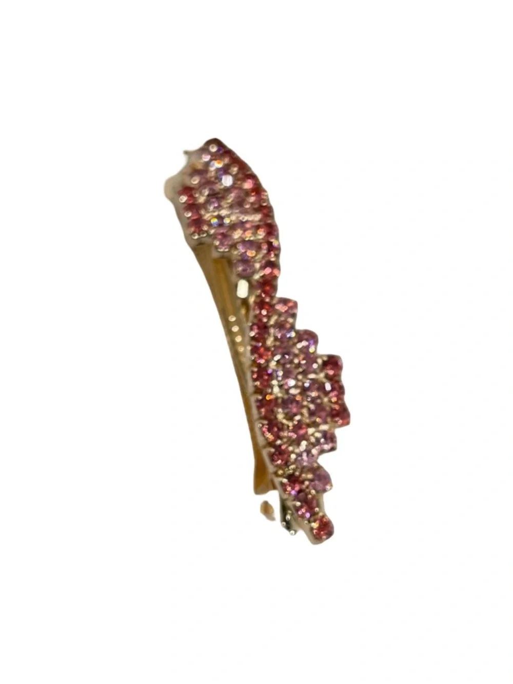 Sparkling Pink Crystal Hair Clip 3,0”FINAL PRICE DROP
